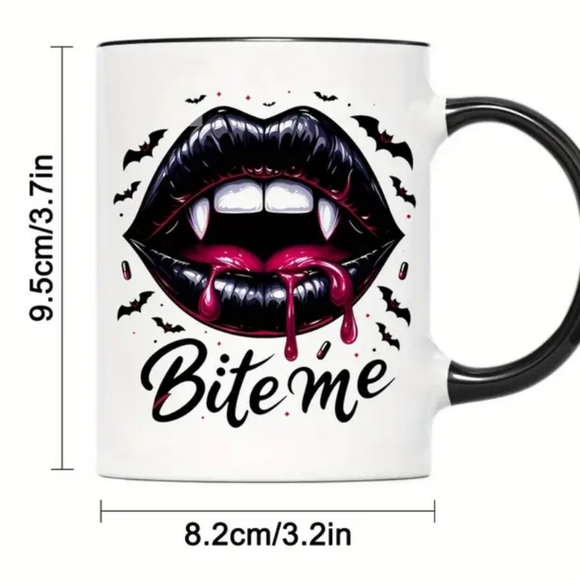 Bite Me Vampire Mug - Picture 2 of 2